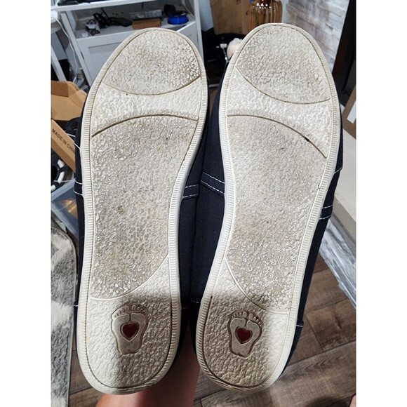 BOBS from Skechers Plush Peace & Love Memory Foam Black Flats 33645 sz 11 - Picture 8 of 9